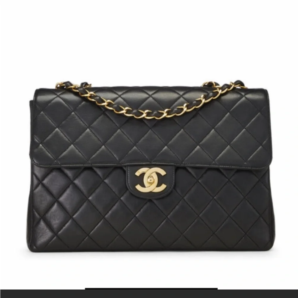 CHANEL Jumbo 30🤩11.8”🤩24K Hardware Amazing cond🤩Box Card Duster Org pamphlets - Picture 3 of 15